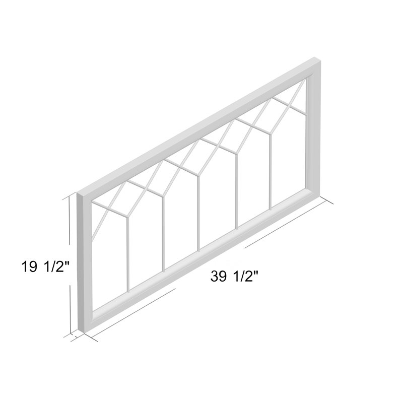 One Allium Way® Distressed Window Panel Wall Decor & Reviews Wayfair